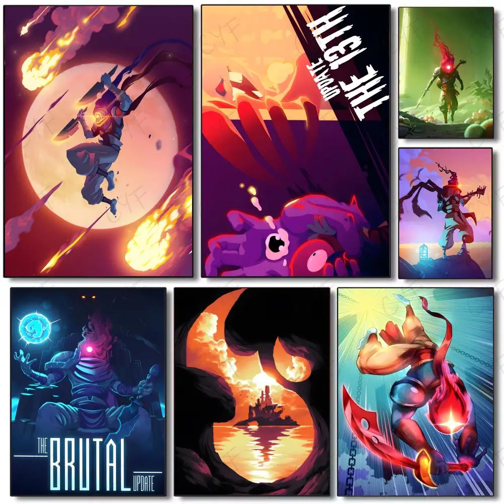 1PC D-dead C-cells Game Poster Poster Painting Wall Art Mural for Living Room Home Decor and Gifts