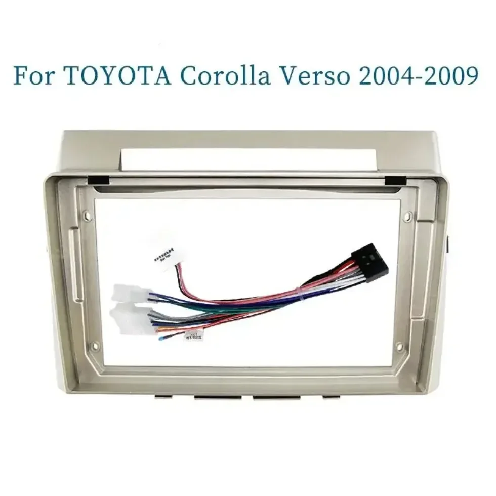 

Для Toyota Verso Corolla 2004-2009 9-дюймовый автомобильный каркас, лицевой адаптер, Android-радио, комплект панели для крепления приборной панели