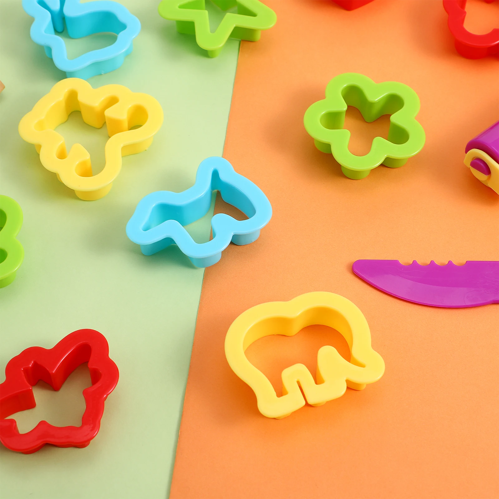 Clay Mold Kit Assorted Colors Butterfly Cutters Roller Kids Clay Modeling Tool Children DIY Crafts Accessories