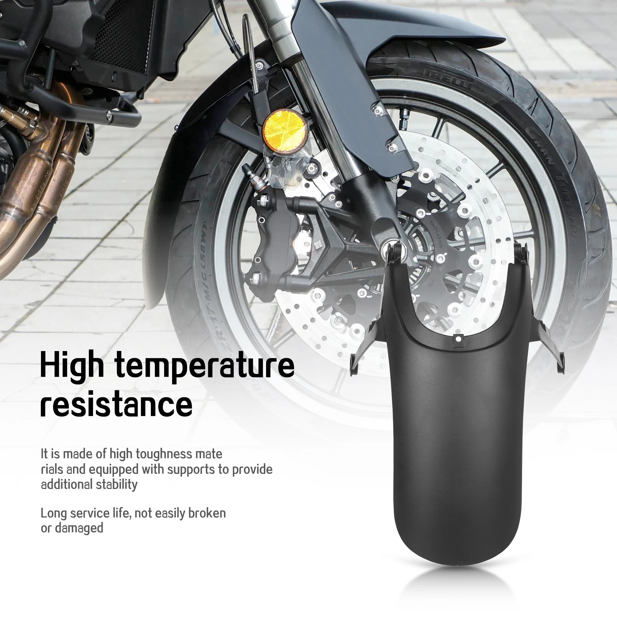 Accesorios para motocicleta 702X para Benelli TRK502 TRK702X TRK 502x 552X extensión de guardabarros extensor de guardabarros delantero contra salpicaduras