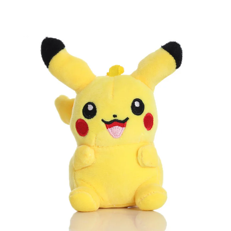 Pokemon Pikachu Plush Doll 12cm Squirtle Charmander Stuffed Bulbasaur Pendant Keychain Plush Gift Toy