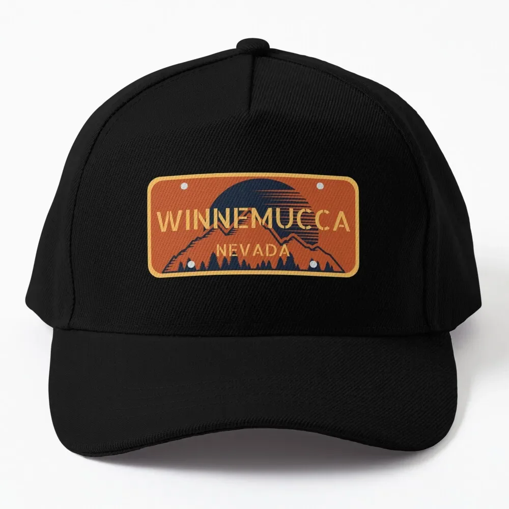 

Winnemucca Nevada retro vintage plates Baseball Cap Luxury Cap Ball Cap Hood Caps For Women Men'S