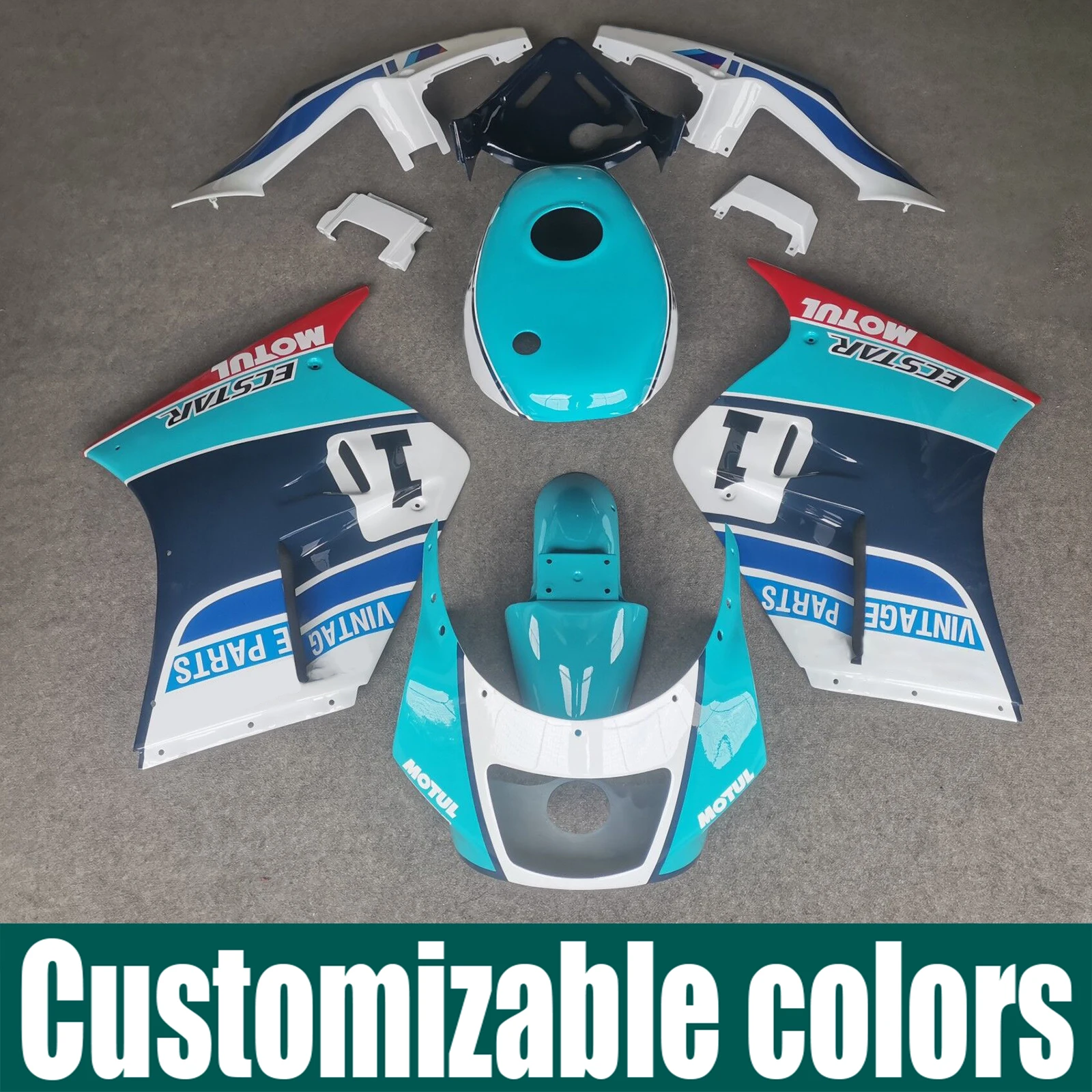 Customized Motorcycle Accessories Fit For SUZUKI RGV250 VJ21 1988 - 1989 Fairing Set Bodywork Panel kit RGV 250 VJ 21 88 89