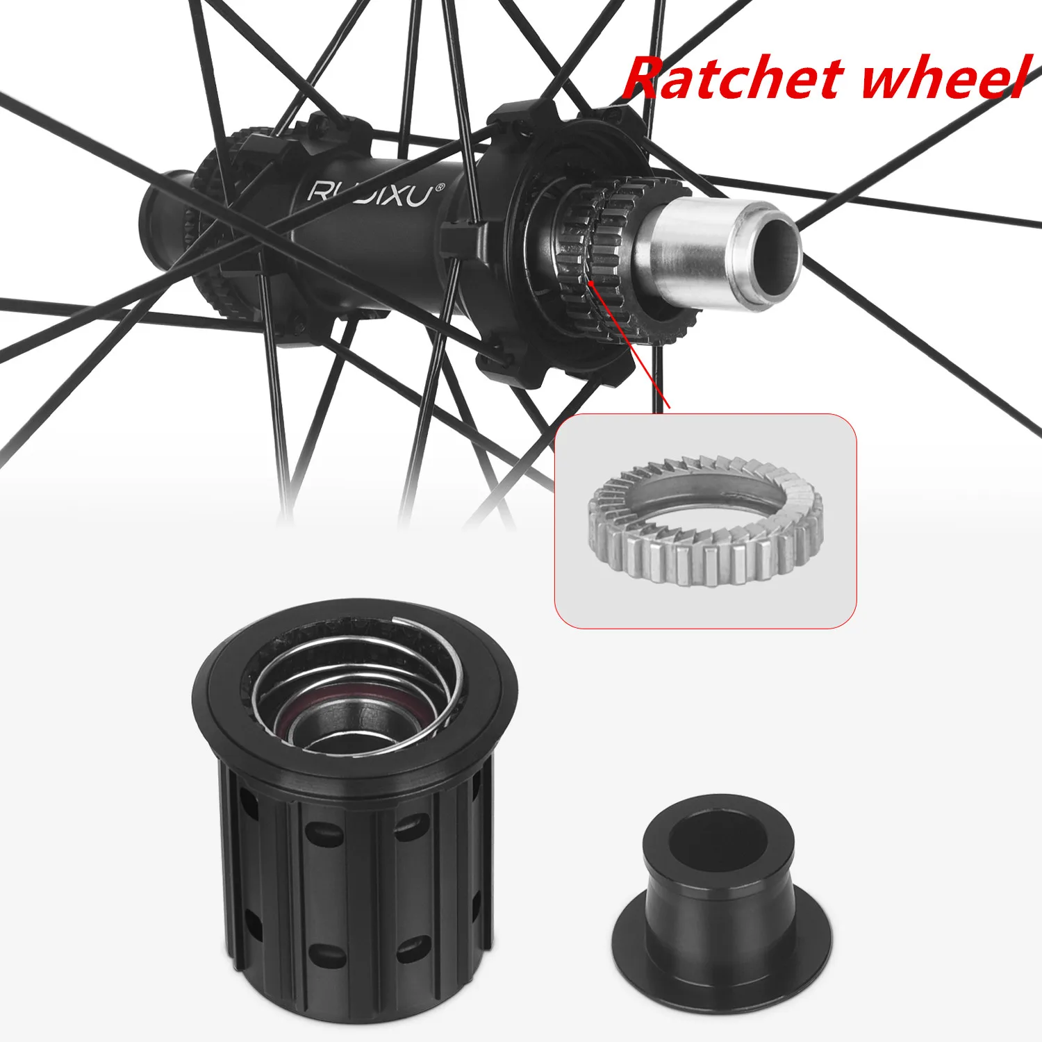 RUJIXU 700C الحصى 45x29 مللي متر سبائك الألومنيوم العجلات مكبح قرصي عجلات مركز قفل 6 بولت قفل SHIMAN0 XDR محور حافة عجلة