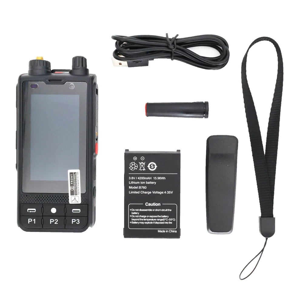 ​NEW W6+ Walkie Talkie 4G Network Radio Android 10 Unlock LTE/WCDMA/GSM POC Radio Work with Real PTT Zello with WIFI