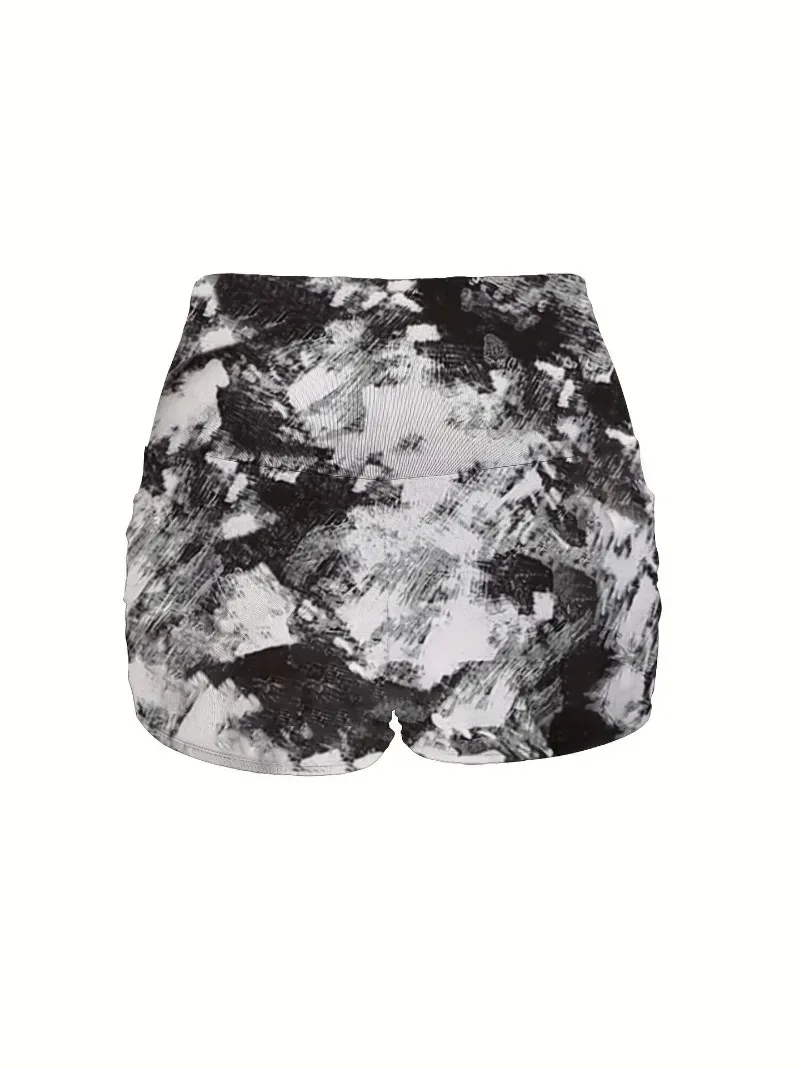 2025 Summer Camo Shorts Women Gym Sports Yoga Shorts Fitness Workout Push Up Leggings Seamless High Waist Running Short Pants