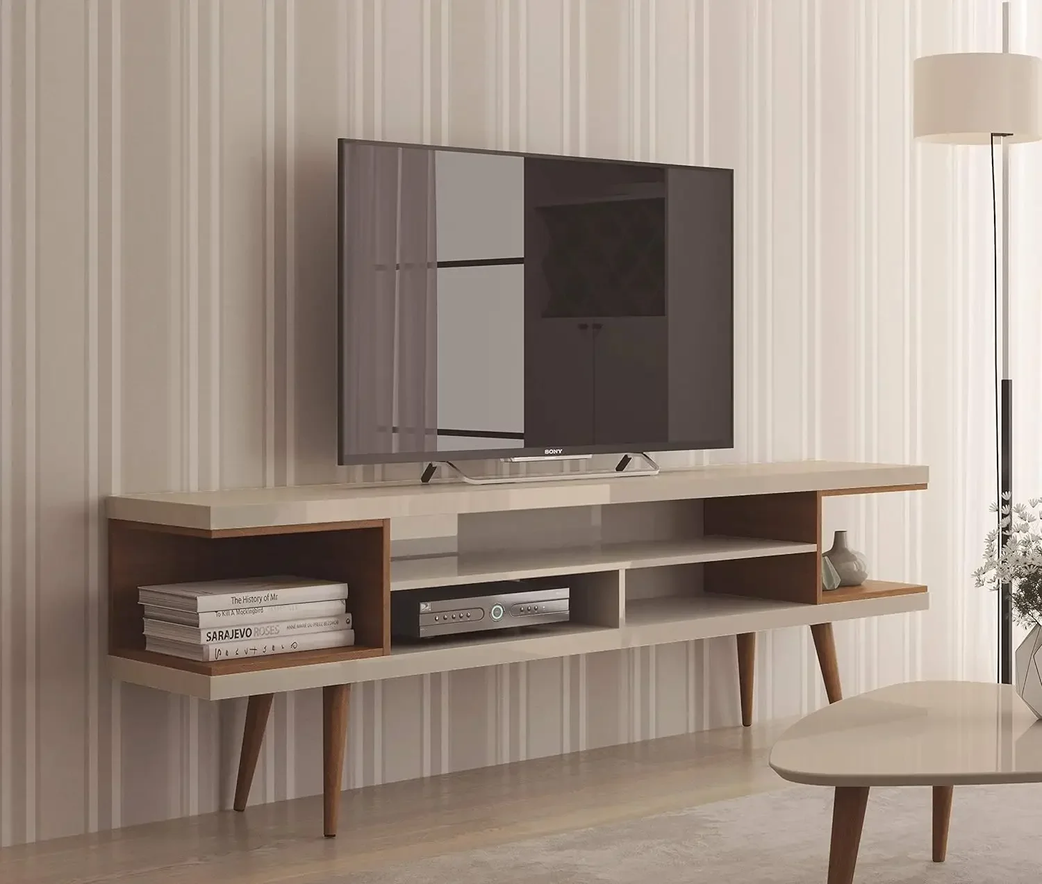 Utopia Wood TV Stand for TVs up to 65