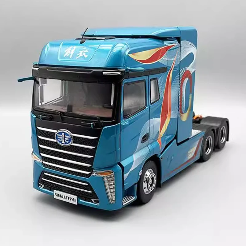 FAW Jiefang Original Factory 1:24 Car Model Jiefang J7 Traction Head Engineering Transport Truck Alloy Simulation Car Model