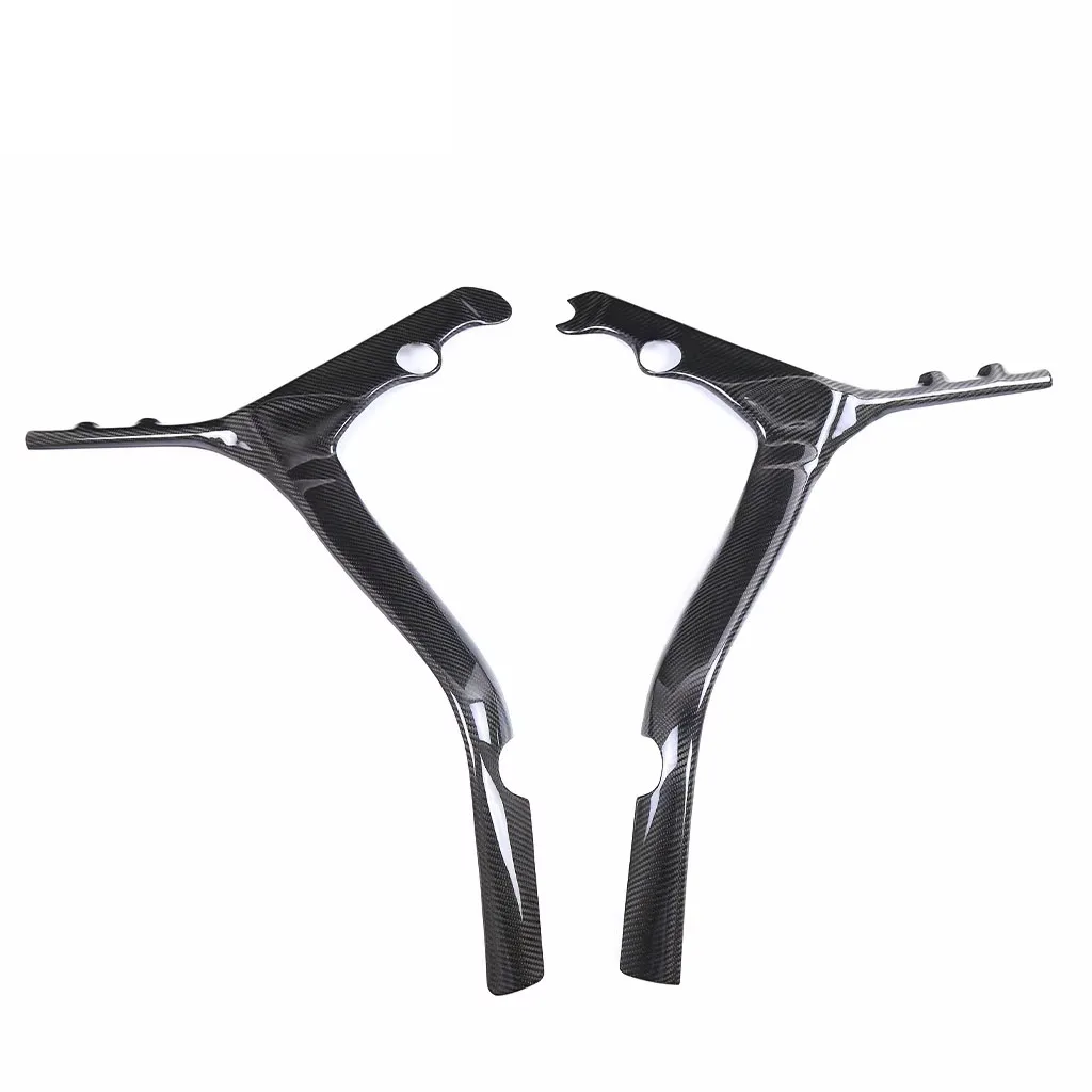 

For Honda CB650R CBR650R 2019-2024 Motorcycle 3K Dry Carbon Fiber Side Plate Cover Panel Protector Guards Frame Covers