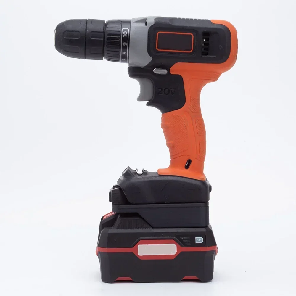 Imagem -06 - Adaptador para Bateria de Lítio Lidl Parkside X20v Team Convert para Black Mais Decker 20v Acessórios para Ferramentas de Furadeira Elétrica sem Bateria
