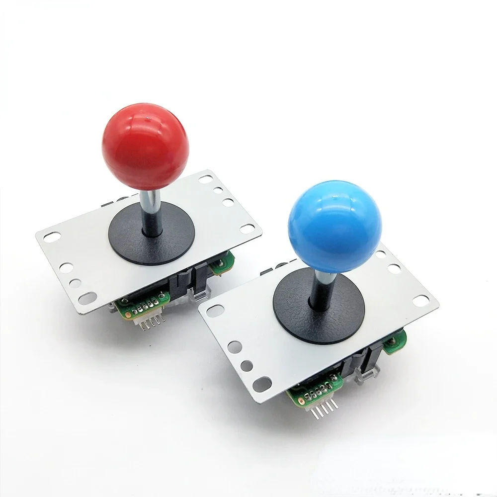 Zero Delay Arcade cabinet DIY Kit for 5V LED Chrome Push Button Copy SANWA Joystick 1 & 2 Player COIN USB to PC / Raspberry Pi