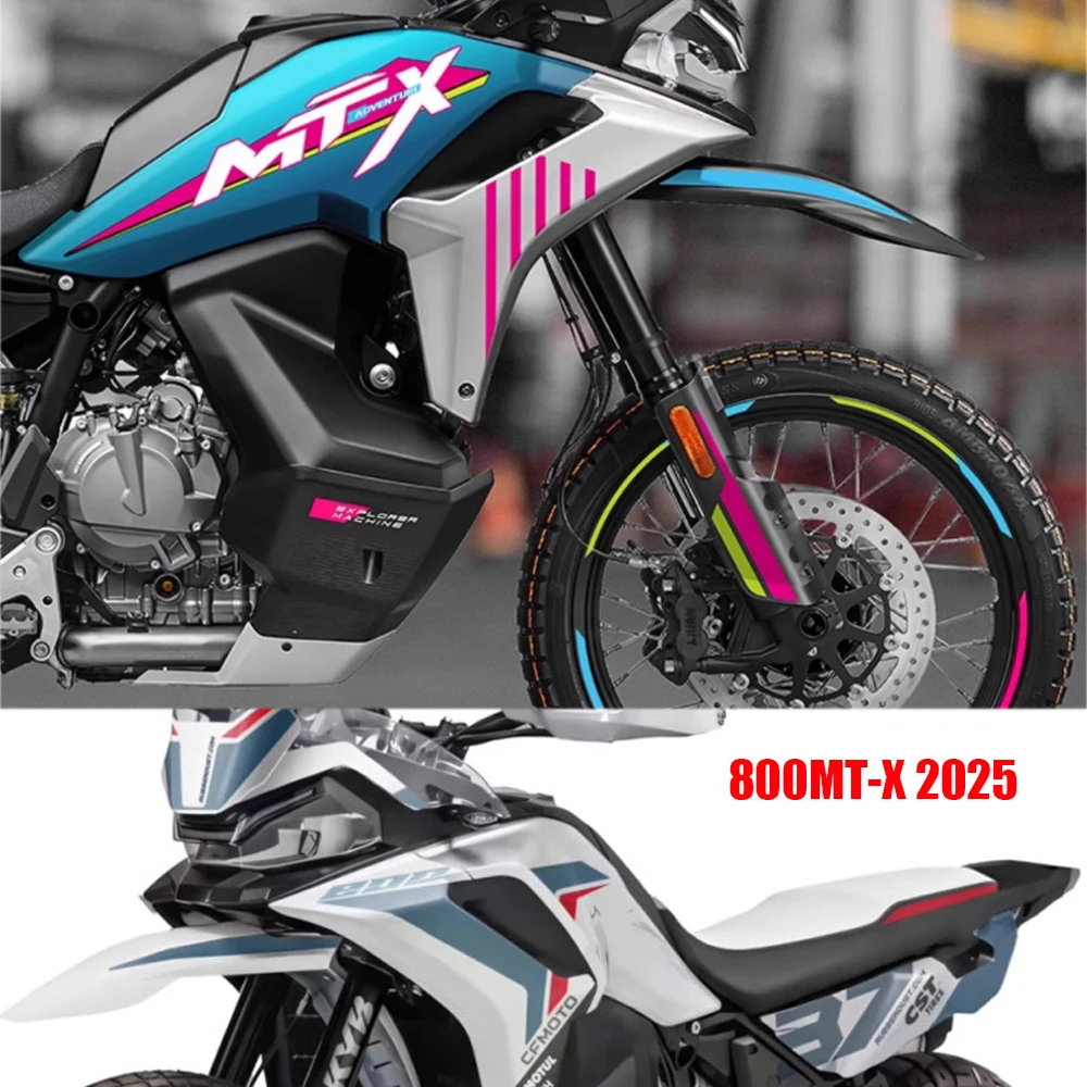 

For CFMOTO 800mtx 2025 New Motorcycle Accessories Full Car Decoration Decals Pattern 800MT- Tankpad Scratch Decals Protector