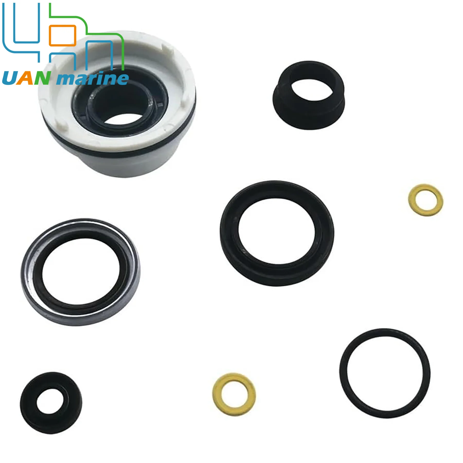 Marine Lower Unit Gearcase Seal Kit Compatible with Mercury 65 75 80 90 115 HP EFI Boat Outboard Engines Replaces 8M0088081