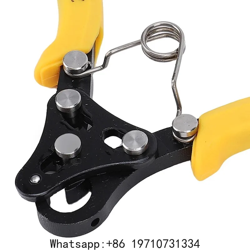 9 Pin Looping Pliers Looping Pliers Tool 2.25mm One Step Looper for 18-26 Gauges Craft Wire Golden Silver Copper Iron Winding view 6