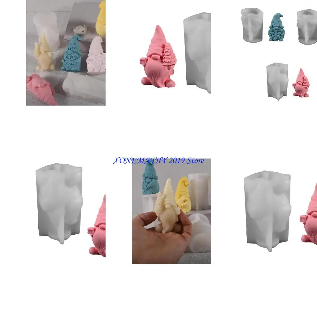 

F42F Gypsum Mold Reusable Silicone Mold for Home Decorations Practical Aromatherapys Mould Jewelry Supplies