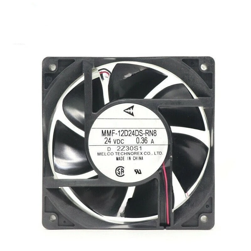 

Вентилятор осевой HTS Melco MMF-12D24DS-RN8, DC 24В, 0.36А, 120*120*38мм, для охлаждения инверторов, 1 шт.