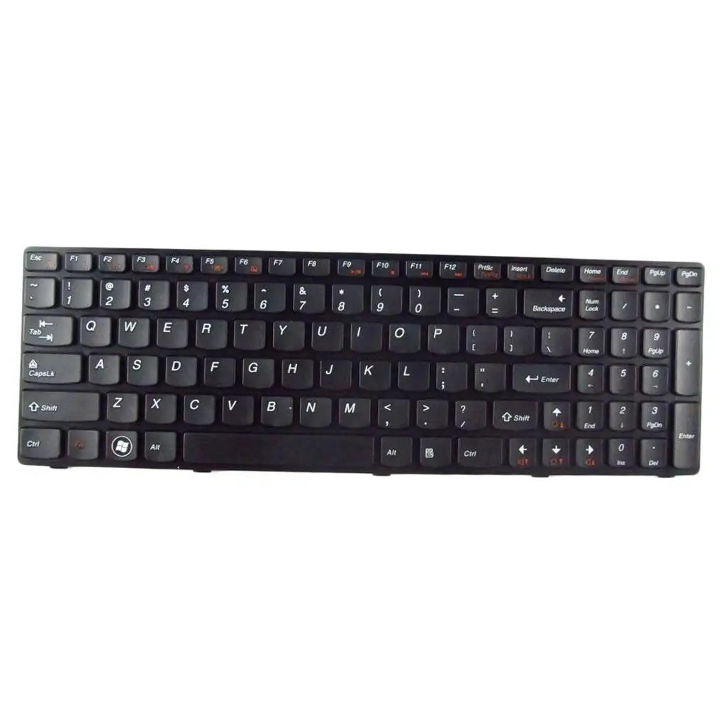Replacement Notebook Laptop Plastic Keyboard Lightweight Slim Design QWERTY for Lenovo Ideapad G560 Z560 G575
