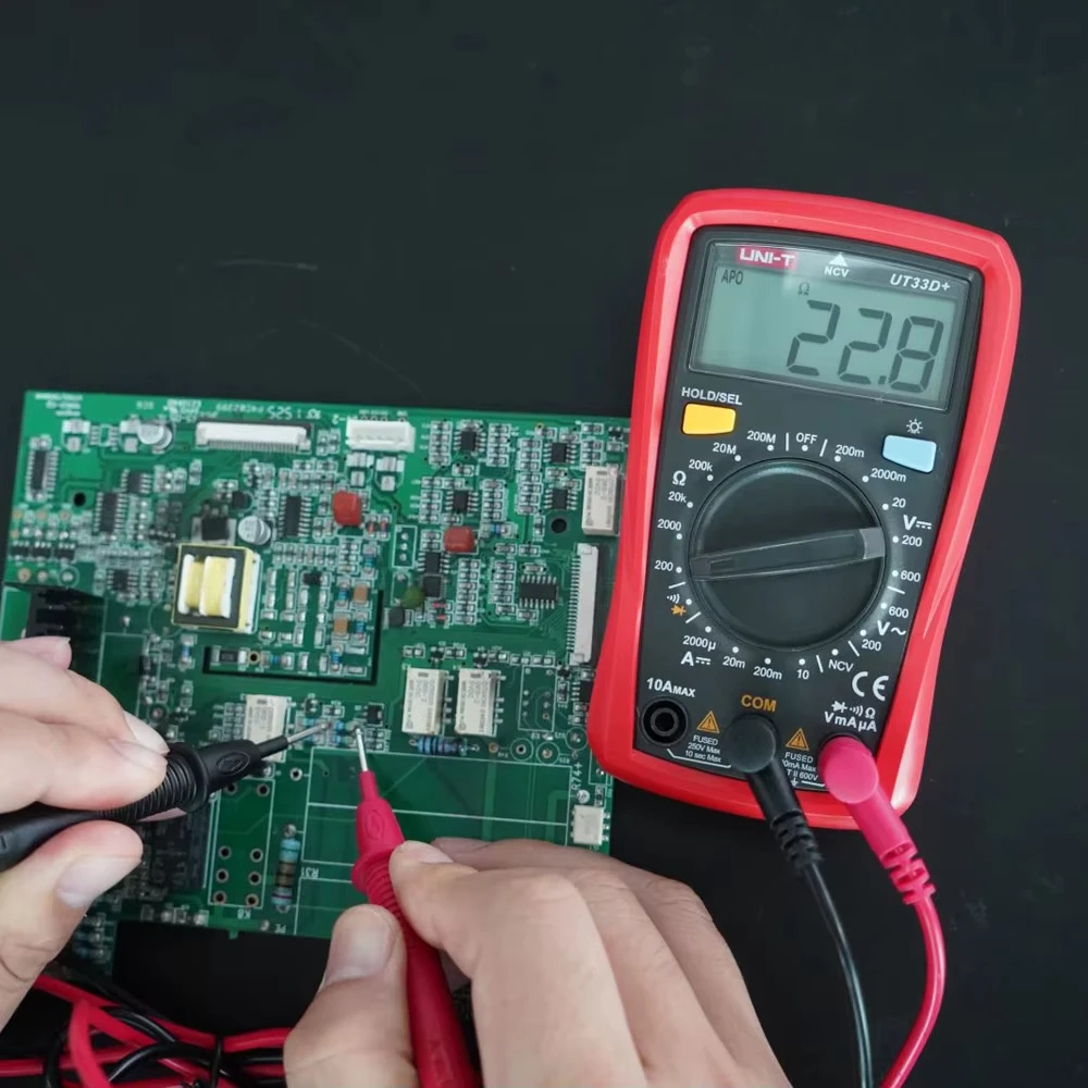 UNI-T UT33A UT33B UT33C UT33D Plus Multimetro tascabile Amperometro digitale Voltmetro Misura di resistenza professionale Multimetro