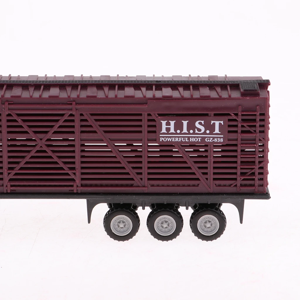 1:65 Metal Diecast Vehicle Toy Mini Container Truck Car Alloy Model Wheels Slide Vehicle Toy With Ergonomically Design For Kids