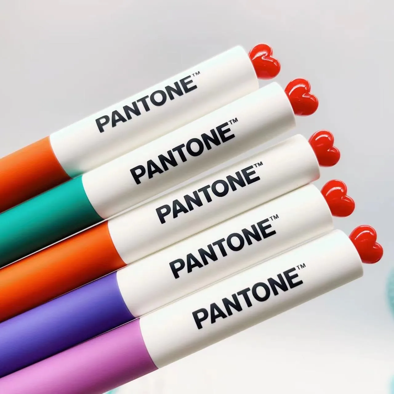KACO First PANTONE Kawaii Gel Pens ,2pcs Black Dual Ball Annual Color Rotating Canetas High Value aesthetic papeleria Best Gifts