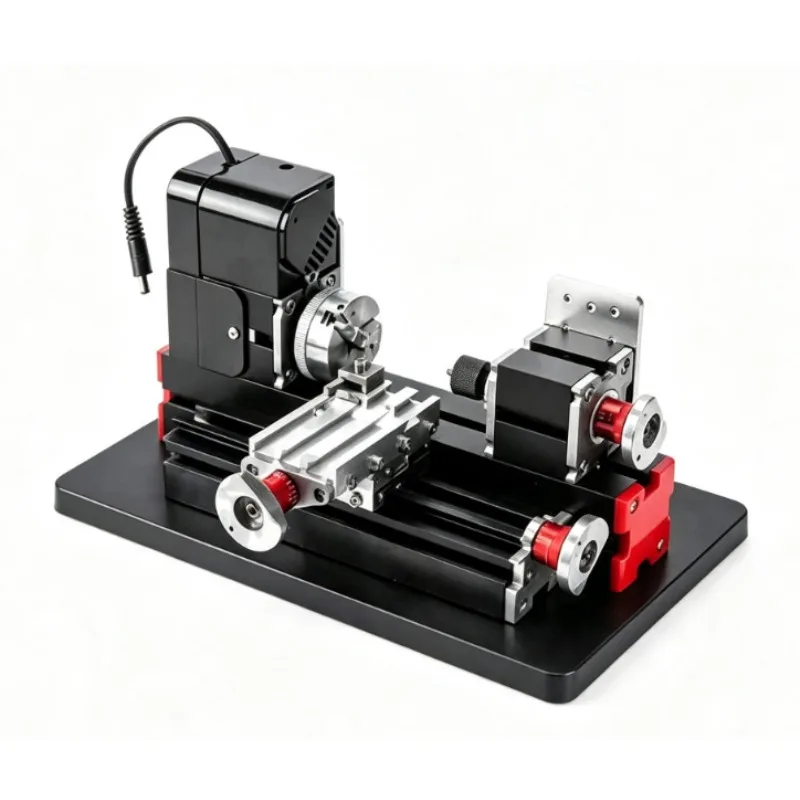 Mini Metal Lathe Machine, Educational Benchtop Lathe for Hobby DIY, School Lab