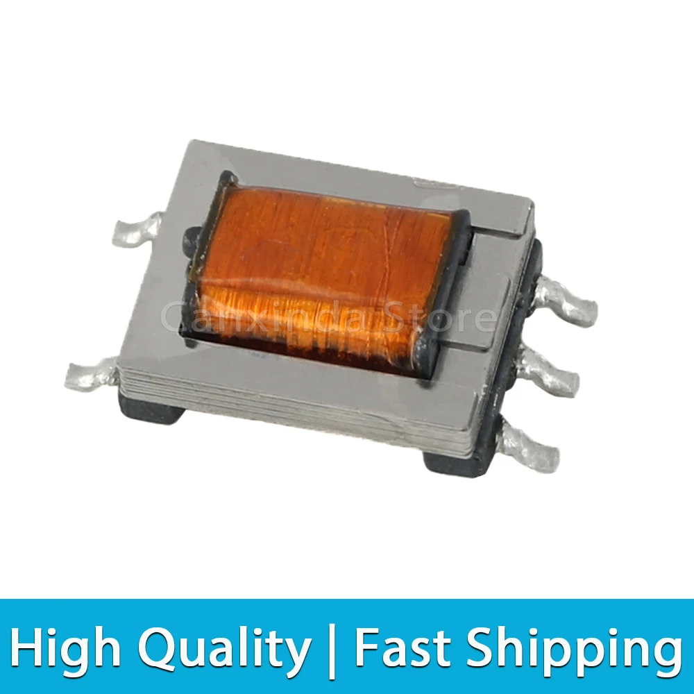 5pcs SMD 5 Pin ED8 Permalloy 1:1 Audio Isolation Transformer 2H 200Hz-20KHz 600:600 ohm Digital Signal with Tapped