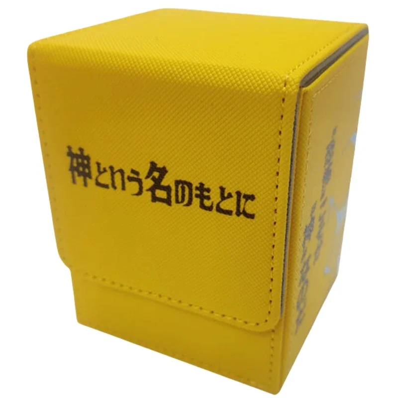 

ONE PIECE OPCG Enel Animation Characters Self Made Leather Storage Card Box Anime Classics Game Collection Cards Toy Gift