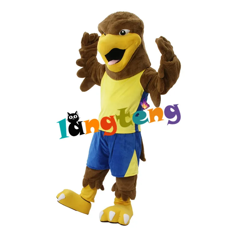 1315 Best Selling Cute Brown Eagle Mascots Costume Cosplay Christmas Apparel For Adults