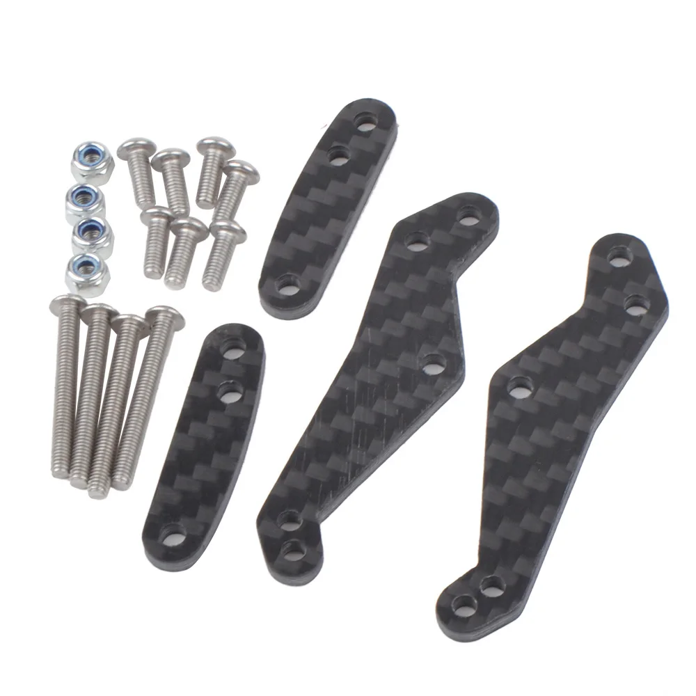 Carbon Rear Shock Plate for Tamiya Monster Beetle /Frog /BlackFoot Upgrade Parts