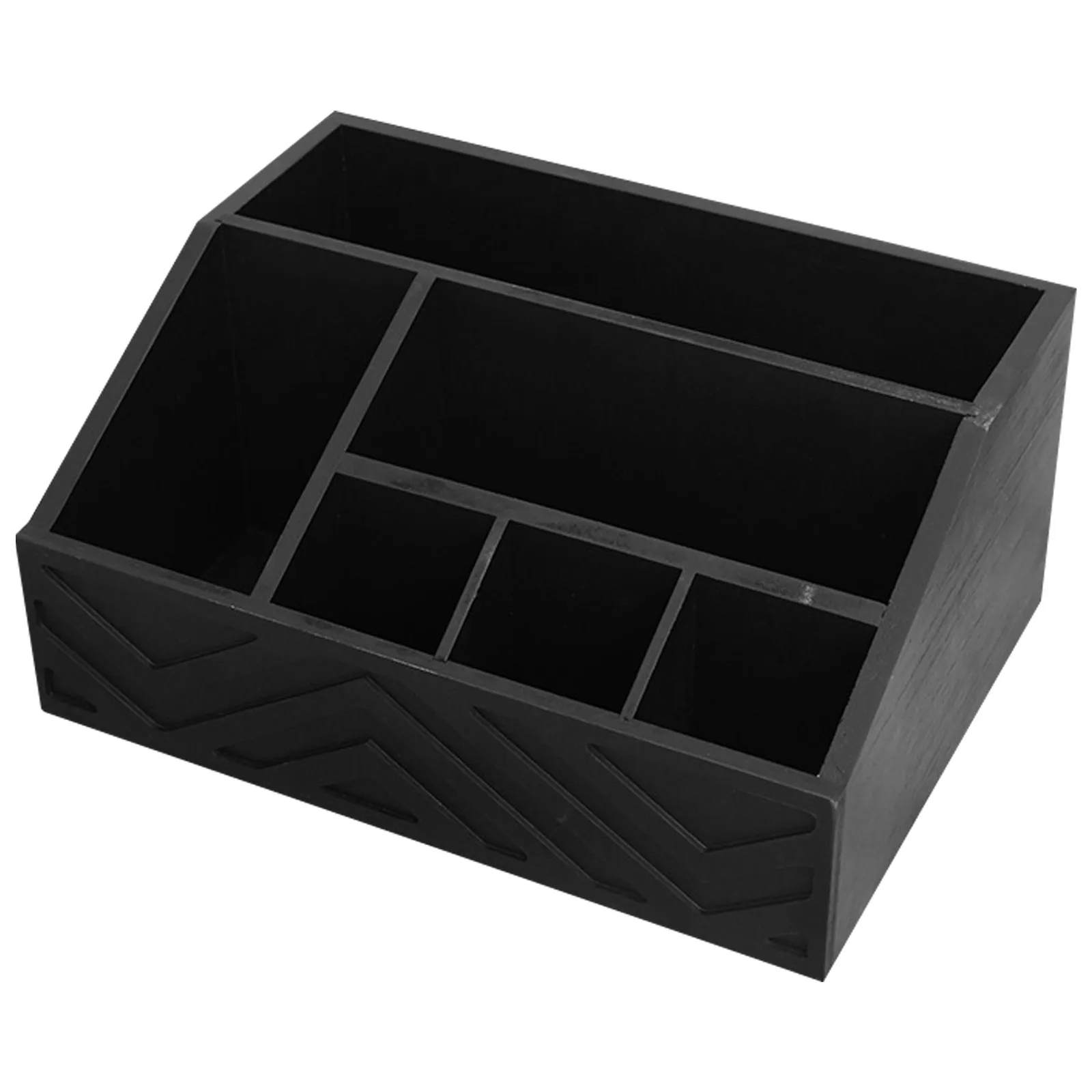 Wooden Organizing Storage Box Decorative Mail Organizer for Desk Office Tabletop Letter