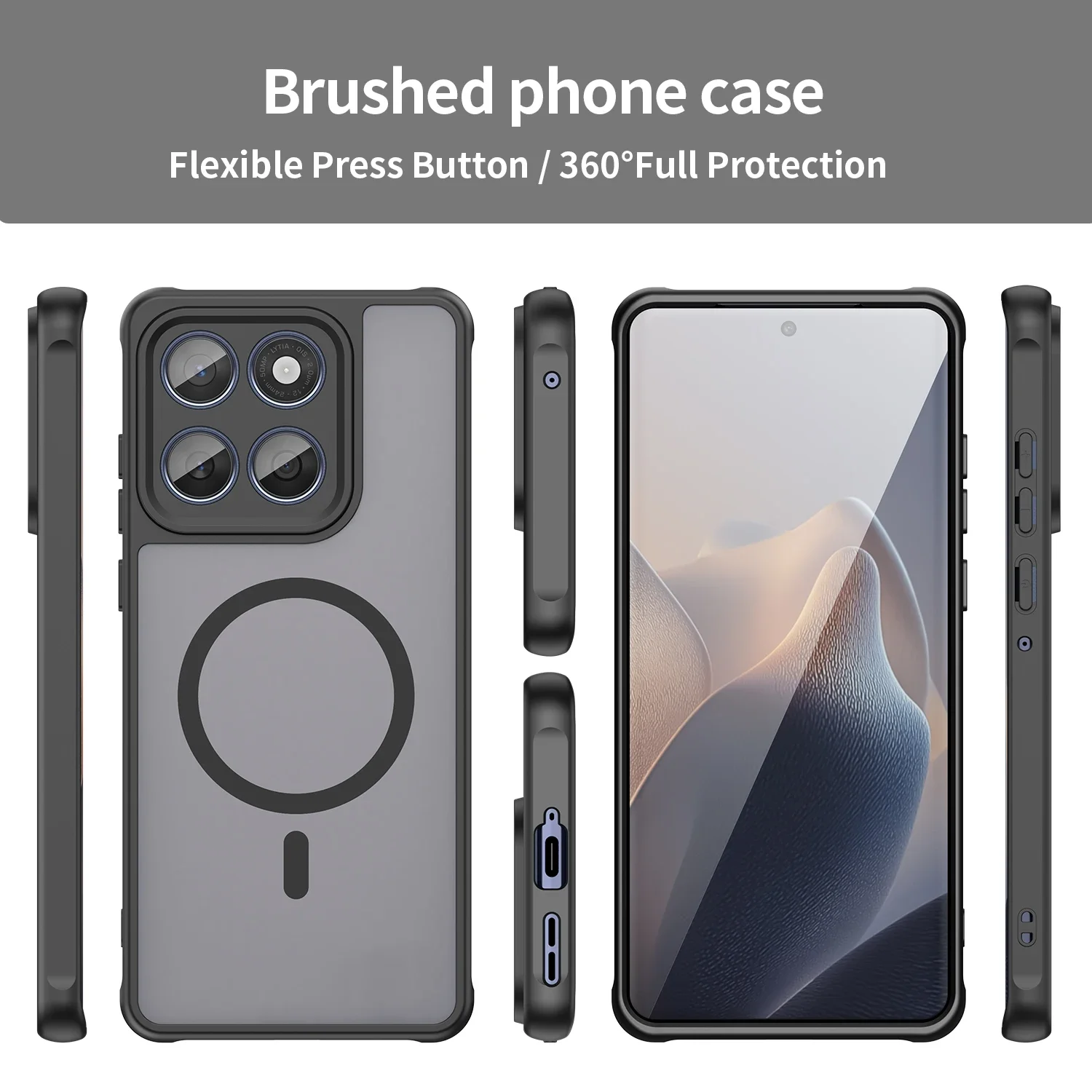 Горячий чехол для Motorola Edge 60 Fusion Magsafe, чехол для Moto Edge 60 Pro, матовый прозрачный магнитный противоударный чехол с беспроводной зарядкой