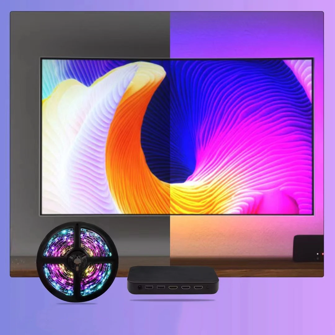 RGBIC Smart Ambient TV Light K - Ambient Led Strip ulasan dan harga