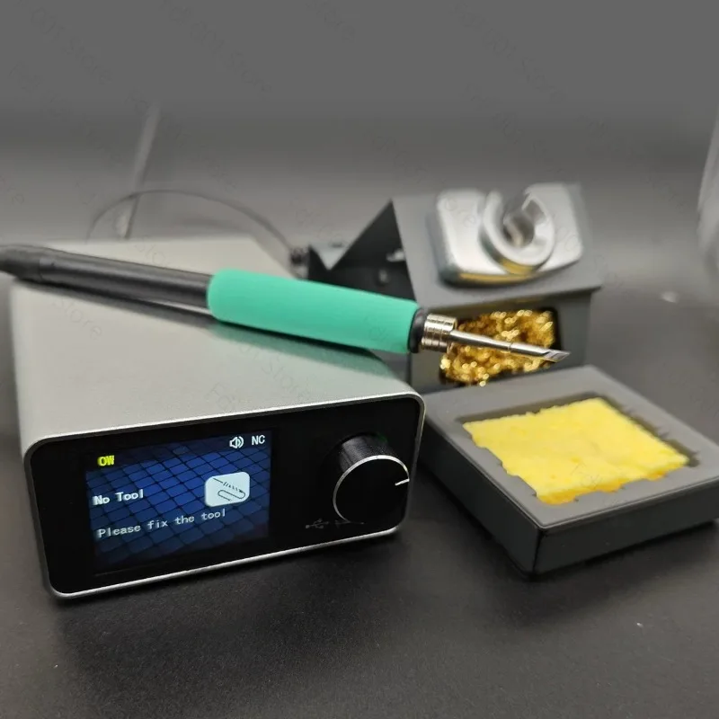 240W Soldering Station Kit with SDC02 Holder T245 T210 Iron Tips And C245 C210 Handles for Electronics Repair And Crafting