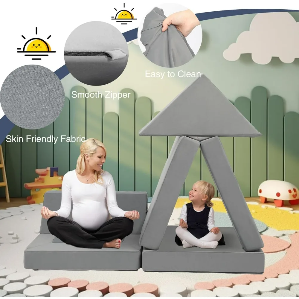 Kids play sofa, a creative sofa in the bedroom and living room of the theater, multi-functional, children's foam sofa