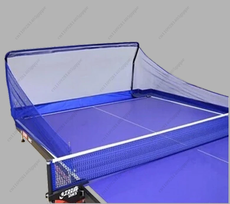 Movable Table Tennis Ball Net Ping Pong Recycle Catcher Portable Ball Catcher Net Equipment Large Collecting Net for Practice