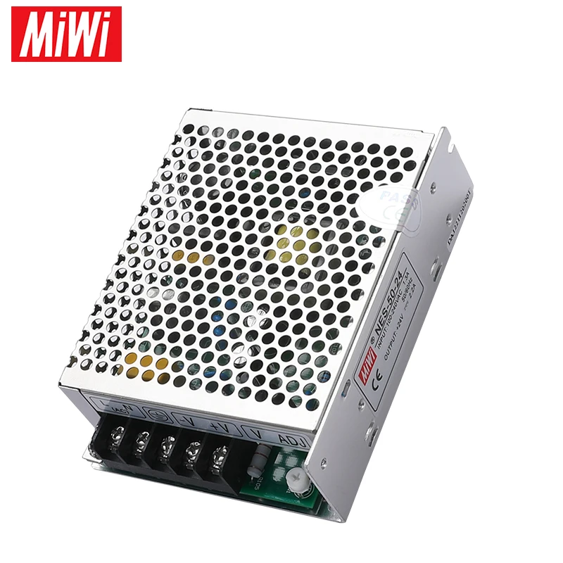 NES-50-24 Switching 50W 24V AC DC Single Output Power Supply for Led Strip Lights Driver Transformer