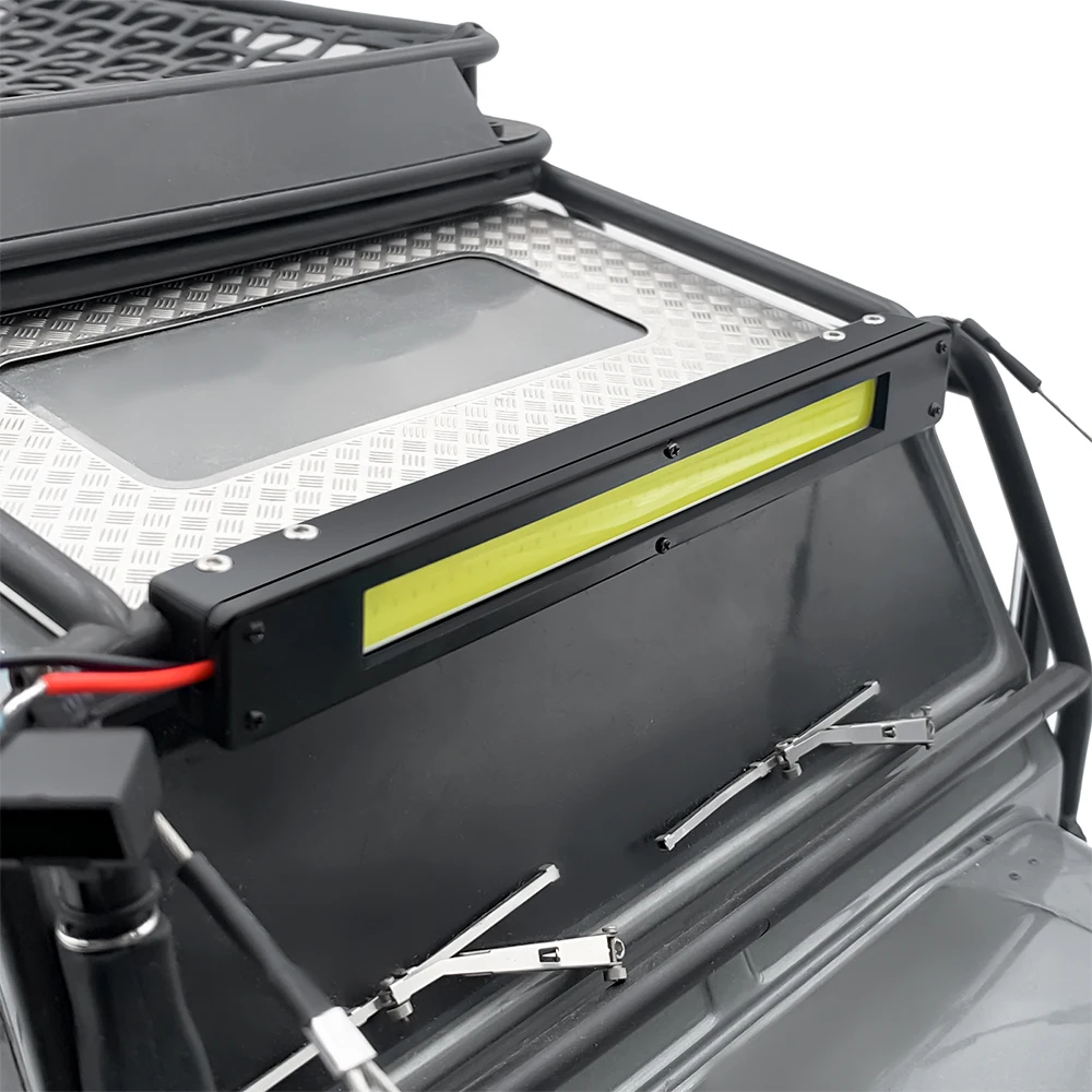 MIBIDAO RC سقف السيارة ضوء LED أضواء المصابيح الأمامية الأضواء ل 1/10 TRX4 TRX-4 المدافع RC الزاحف سيارة ترقية أجزاء