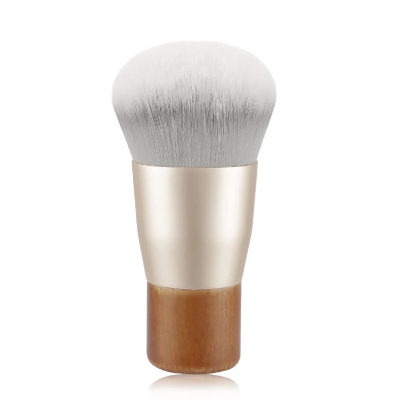 Hot-Selling New Product Single Big Fat Foundation Brush Seamless Base Makeup Powder Brush Round Beauty