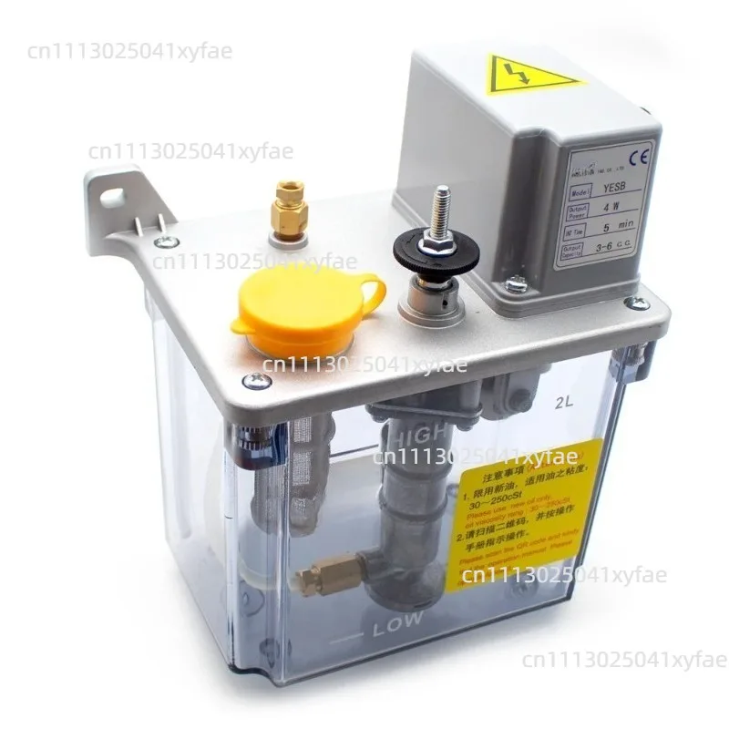 2L Electric Timed Lubrication Supply Device 110V/220V 4W Adjustable Intermittent Oil Feeding Unit