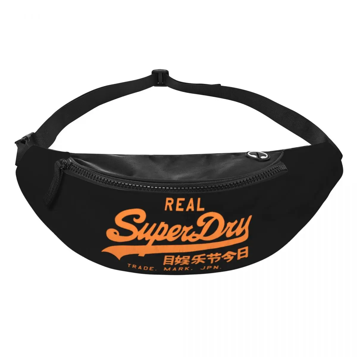 Cartaz impressa Fanny Pack para homens e mulheres, bolsa de cintura crossbody, sacos elegantes para caminhadas, ciclismo, ajustável, Harajuku