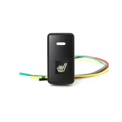 Autostoel Verwarming Schakelaar Knop voor Toyota Land Cruiser Hilux Prado 120FJ CRUISE LC76 REIZ 2006-2009