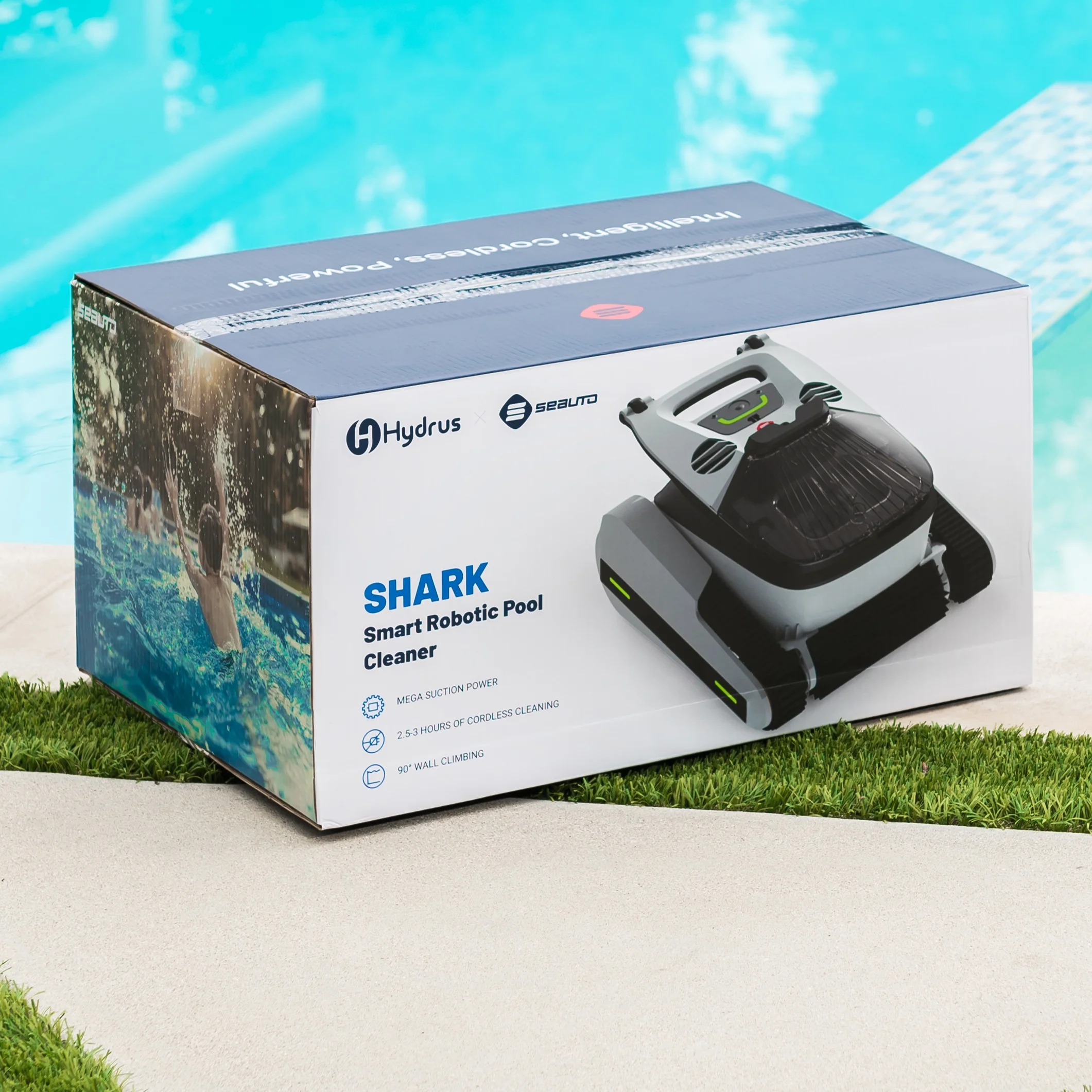 เครื่องดูดฝุ่นสระว่ายน้ําไร้สายอัจฉริยะอัตโนมัติประเภทตัวกรองหุ่นยนต์สําหรับสระว่ายน้ําปลา