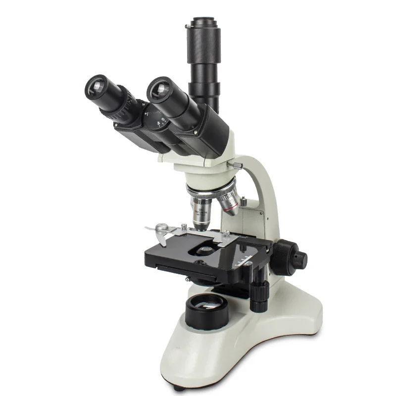 PH50 3A43L Three Eye Microscope 1600 Times Detection of Pig Sperm In Animal Husbandry