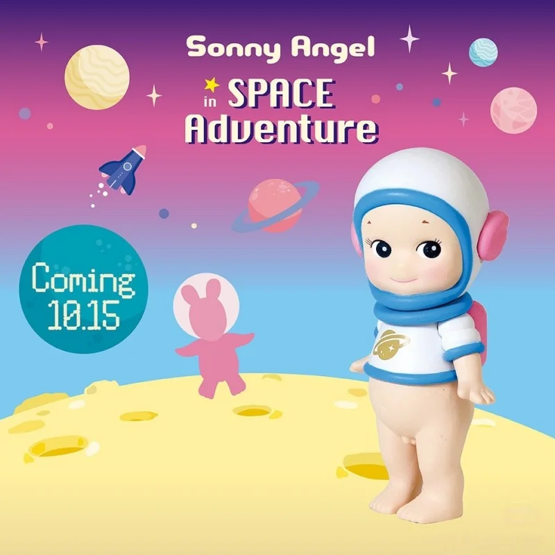 

New Original Sonny Angel In Space Adventure Blind Box Party Cute Dolls Mystery Surprised Box Toys Mobile Phone Accessories Gifts