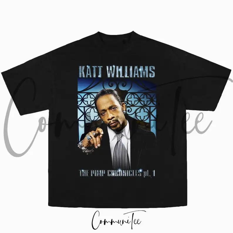 Katt Williams Pimp Comedy Movie Film Rap Tee Big Head Vintage 90s 00s Retro Style Graphic Hip Hop T shirt