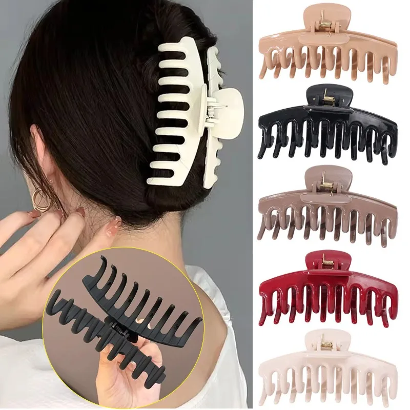 แฟชั่นอะคริลิค WAVE ผม Claws สําหรับผู้หญิงเกาหลี INS กลับหัว SHARK คลิปสาวหวาน Headwear อุปกรณ์เสริมผมอเนกประสงค์