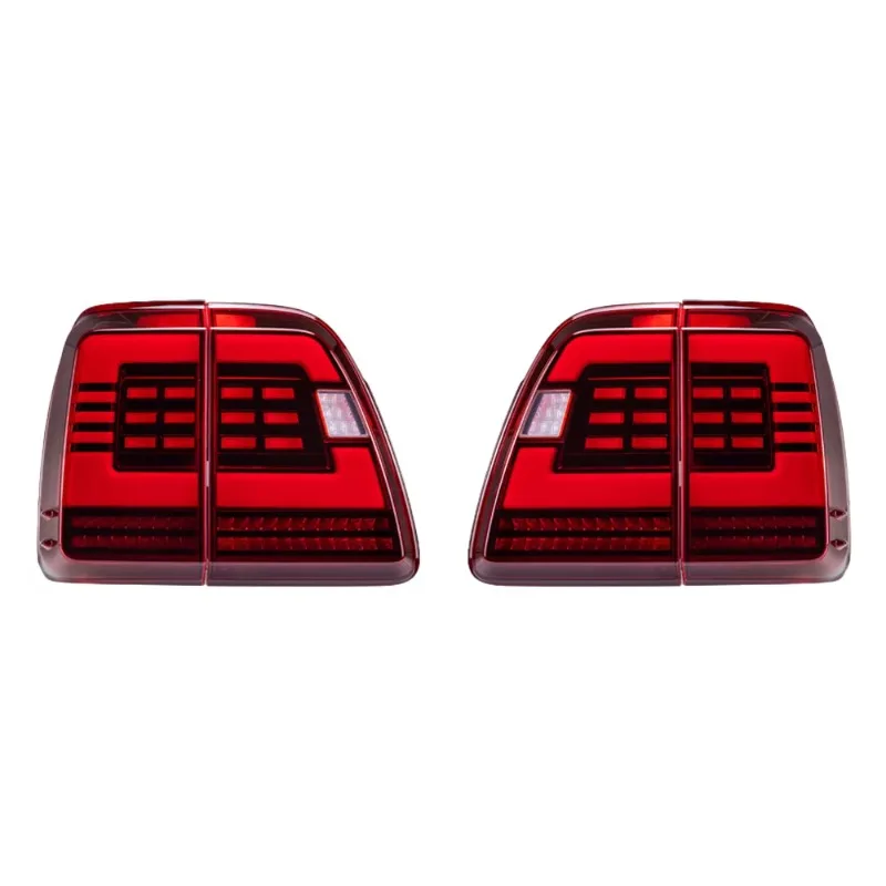 For Toyota Land Cruiser LC100 Lexus LX470 1998-2007 Upgrade LED Car Taillights Assembly Dynamic Turn Signal Accessories