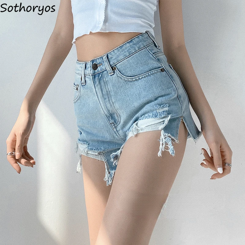 

Ripped Denim Shorts Women Summer Tender Sexy Girls High Waist Fashion Streetwear Vintage Holiday All-match Classic Шорты Женские