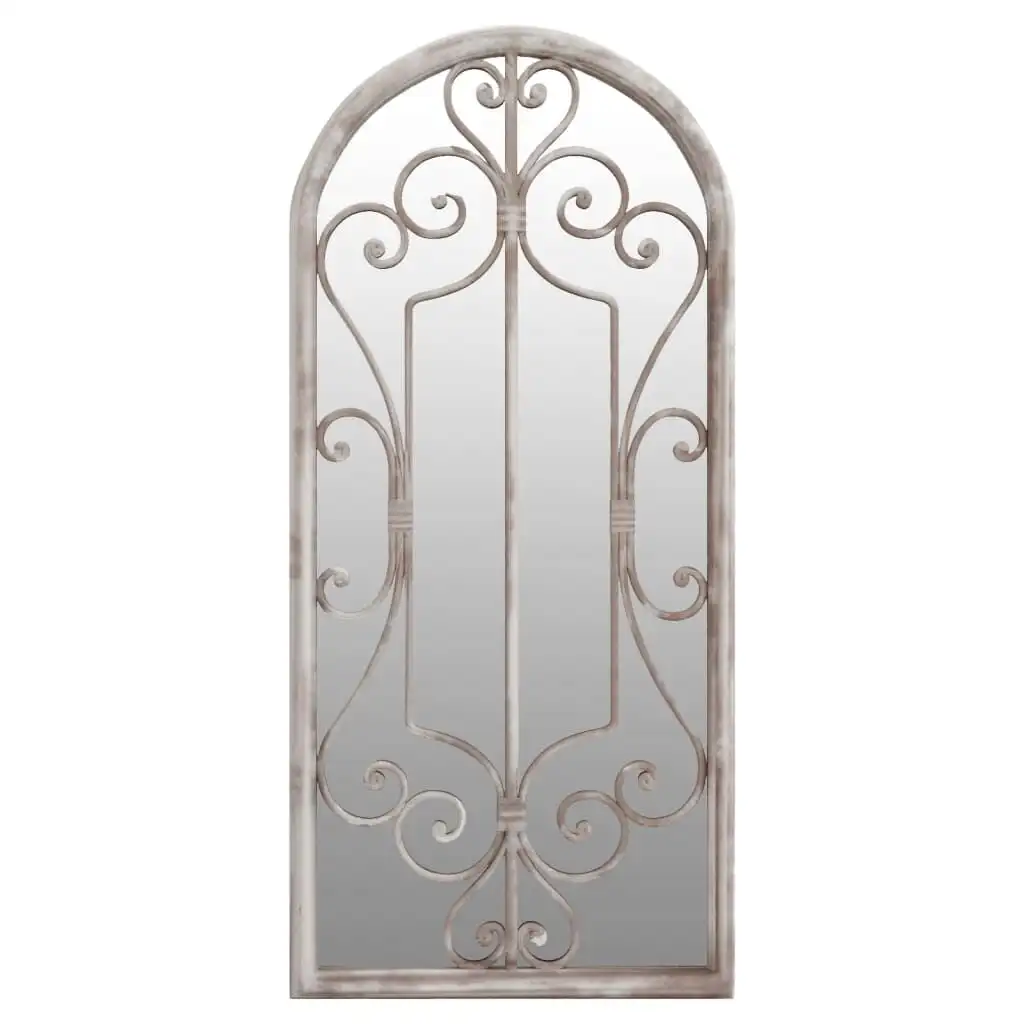 vidaXL Panneau décoratif extérieur en verre et fer sablé 100x45cm 3cm d'épaisseur, résistant aux intempéries