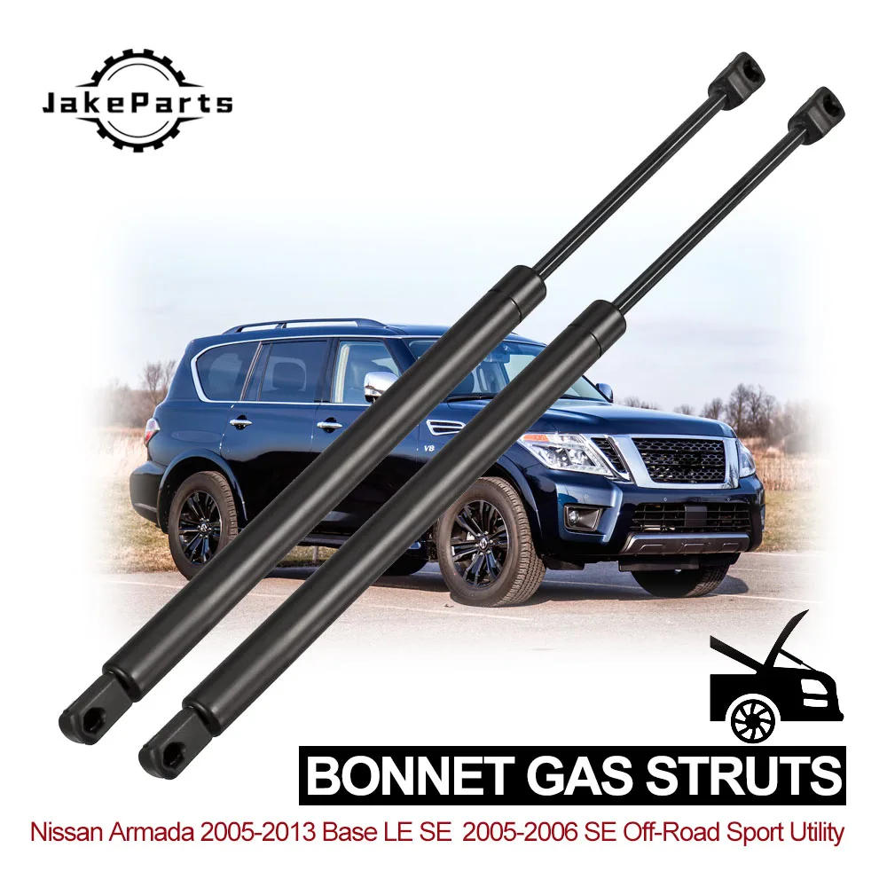 Hood Gas Lift Support for Nissan Armada 2005-2006 SE Off-Road Sport Utility Bonnet Gas Struts